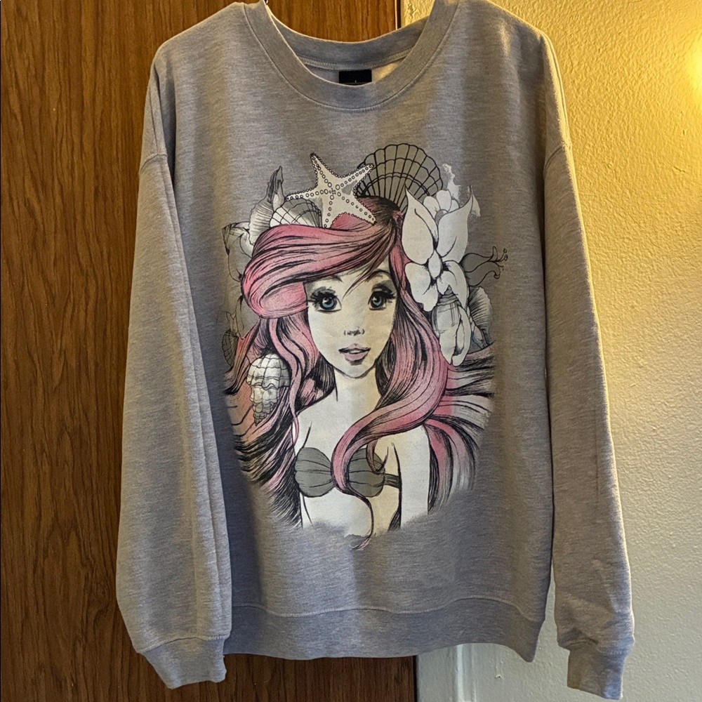 Disney Princess Gray Sweatshirt